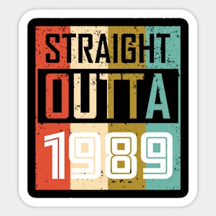 Straight Outta 1989 Sticker